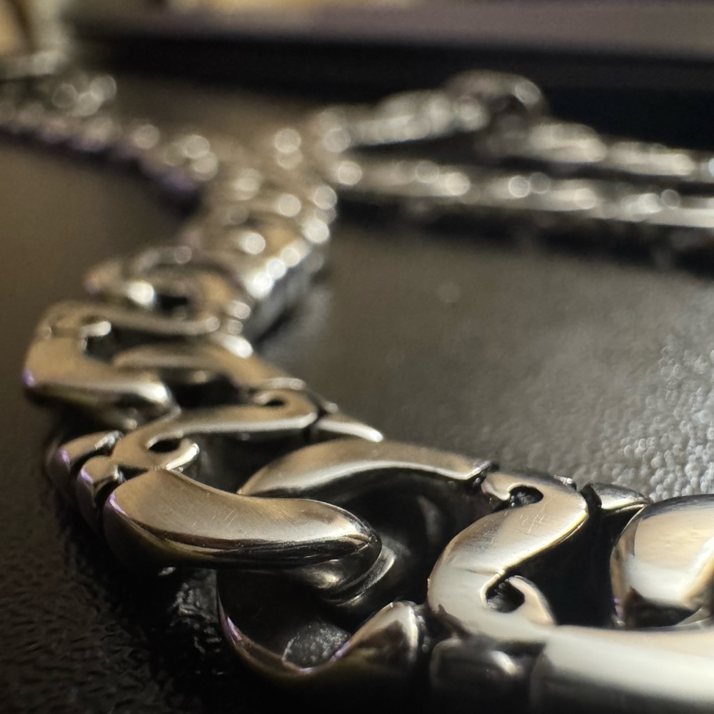 Men's Polished Silver Stainless Steel 30”
Chain Necklace